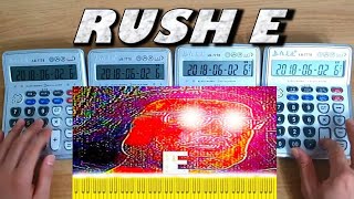 Rush E ...but played by 4 calculators