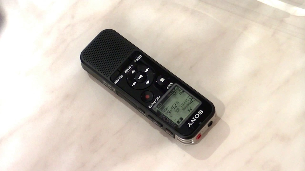Sony ICD PX440 Voice Recorder InDepth Review YouTube