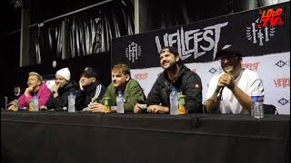 ELECTRIC CALLBOY press conference at Hellfest 23