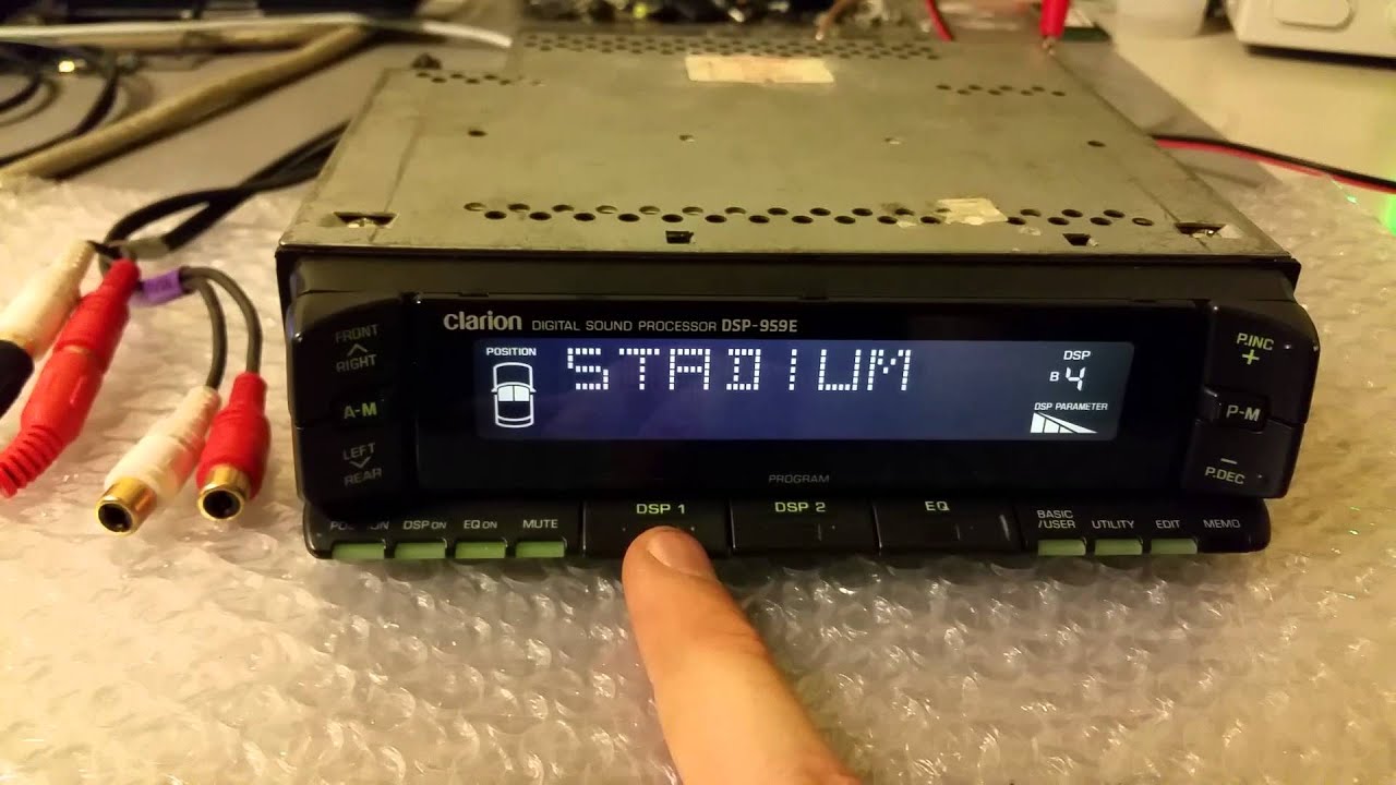 Clarion dsp-959e - YouTube