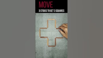 MOVE Stick to Solve This Matchstick Square Riddle [015] #logic #game #puzzle #brainteasers #quiz