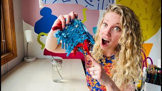 T-Shirt Yarn Coaster - COOL BEANS CLUB! - At Home Art with Mrs. K