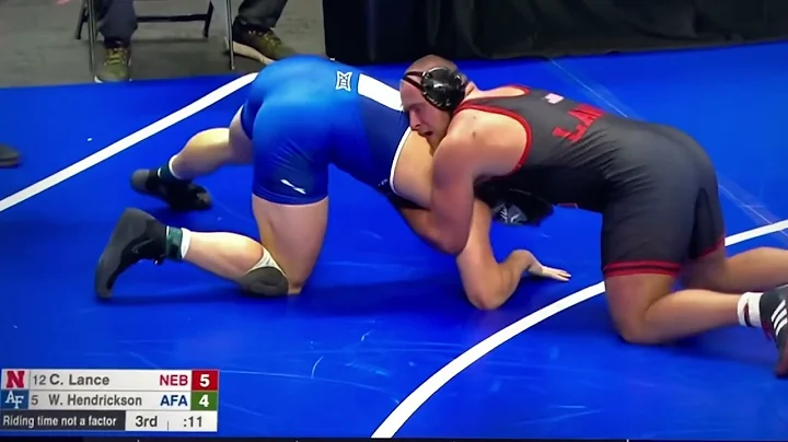 Christian Lance Nebraska Husker Wrestling vs Wyatt...