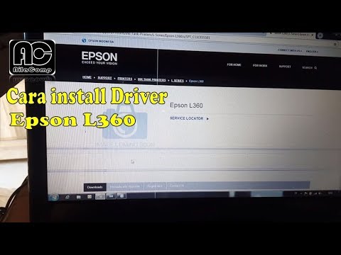 Cara Install Software Printer Epson L360 Tanpa CD Driver. 
