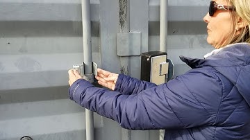 Vertical Container Lock Demonstration