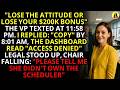 From Bonus Threat to 7-Figure Fee: The Scheduler Revenge Story
