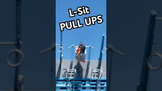 L-Sit Pull Ups 💪🏾 #shorts #pullups #calisthenics