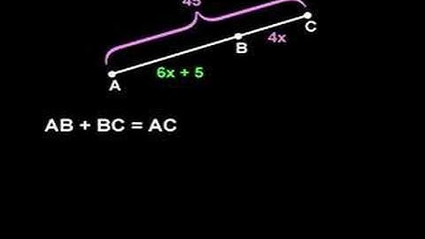 Segment Addition Postulate - MathHelp.com - Geometry Help