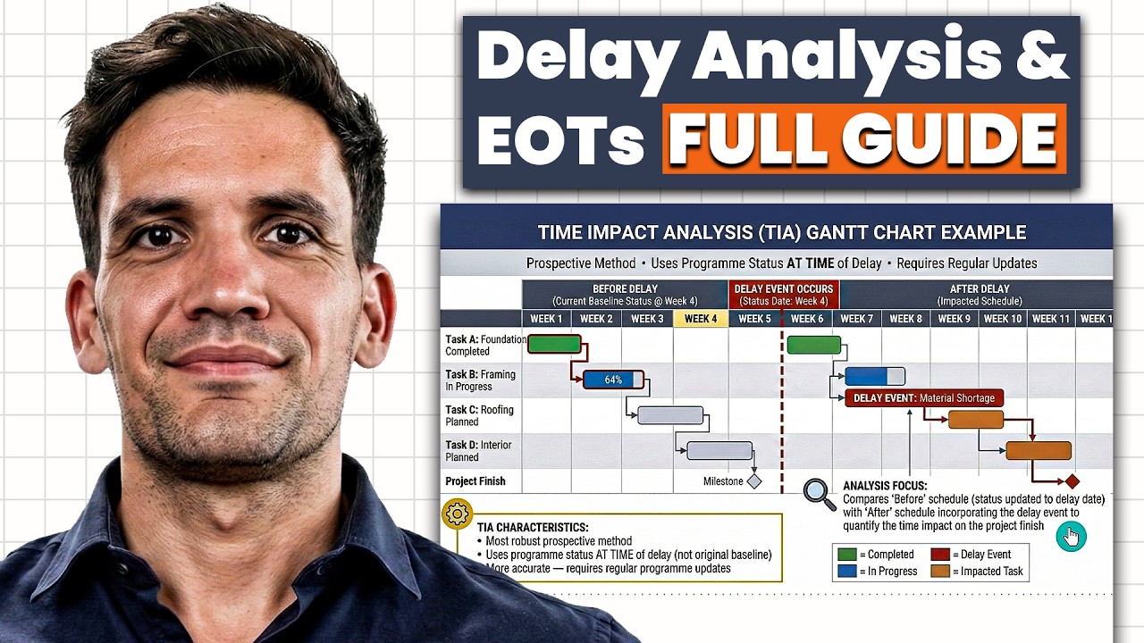 Construction Claims: EOTs, Delay Analysis and Variations