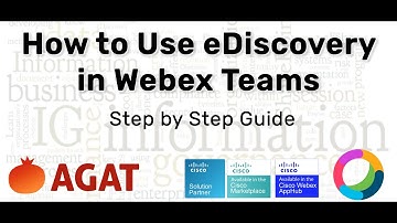 How to use eDiscovery in Webex