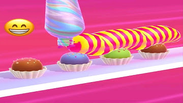 Perfect Cream ASMR Gameplay, Very relaxing and Satisfying All Levels Gameplay walkthrough Android