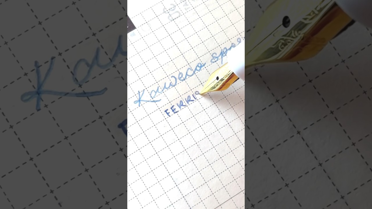 One of my favourite non-shimmer blue inks 🩵 