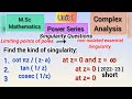 Important Singularity Questions-2 #poles #complexanalysis #mscmaths #singularity #maths #nonisolated