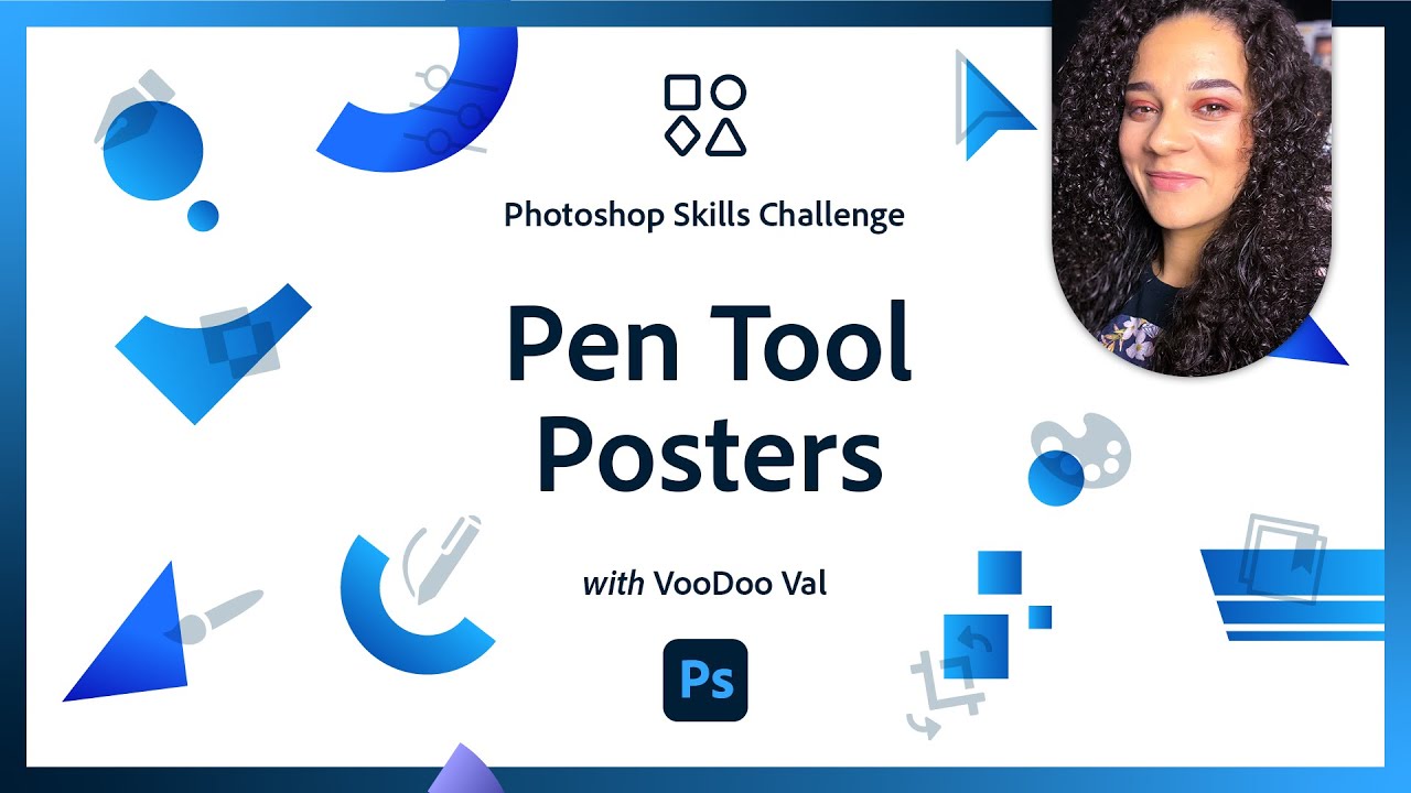 Pen Tool Posters | Photoshop Skills Challenge