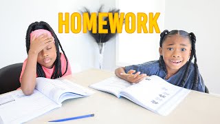 Getting My Big Sister To Do My Homework! 📚 👩🏾‍🎓