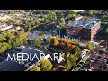Hilversum media park   aerial 4k