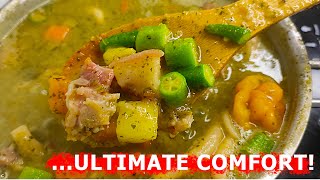 Pepperpot Soup | Hearty Pepper Pot Jamaican Style!