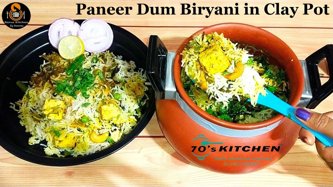 Biryani Cooked in Clay Pot by Deepak Edla, cooked in a sealed Clay pot. 