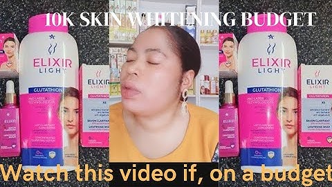 How to mix elixir light lotion for fast skin whitening/ whiten your skin on 10k budget#Elixirlight