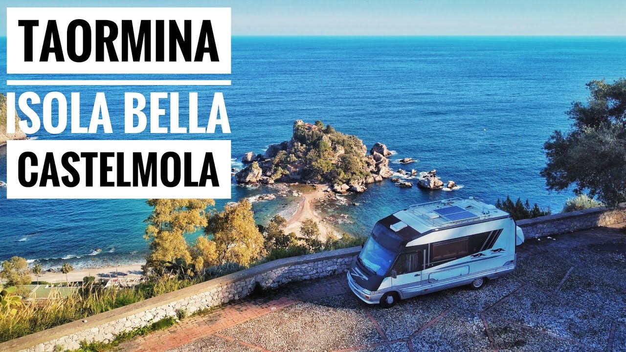 Sosta PANORAMICA a TAORMINA con vista su ISOLA BELLA. Due giorni tra STORIA, ARTE e NATURA 🏰 🎭 🏝
