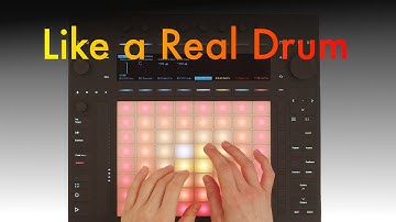 Turn Ableton Push into a Drum