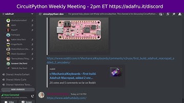CircuitPython Weekly Meeting for June 6, 2022 @circuitpython #circuitpython #adafruit