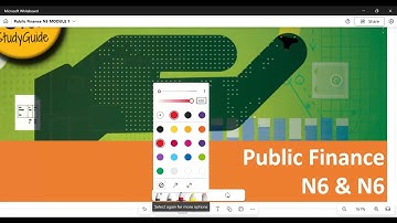 Public Finance N5 MODULE 1 Principle of public finance