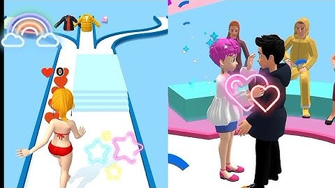 fun 😜 Project runway 3D | dressup game 👗for girls | miracle girl gaming |