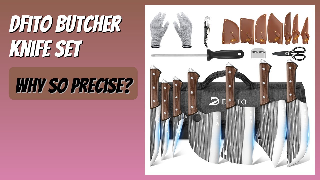 REVIEW (2025): Dfito Butcher Knife Set. Features