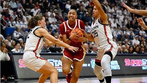 No. 7 USC holds off No. 4 UConn's rally to secure a hard-fought road victory.