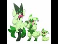 尻尾で遊ぶニャオハたち　【ポケモン pokemon】#shorts