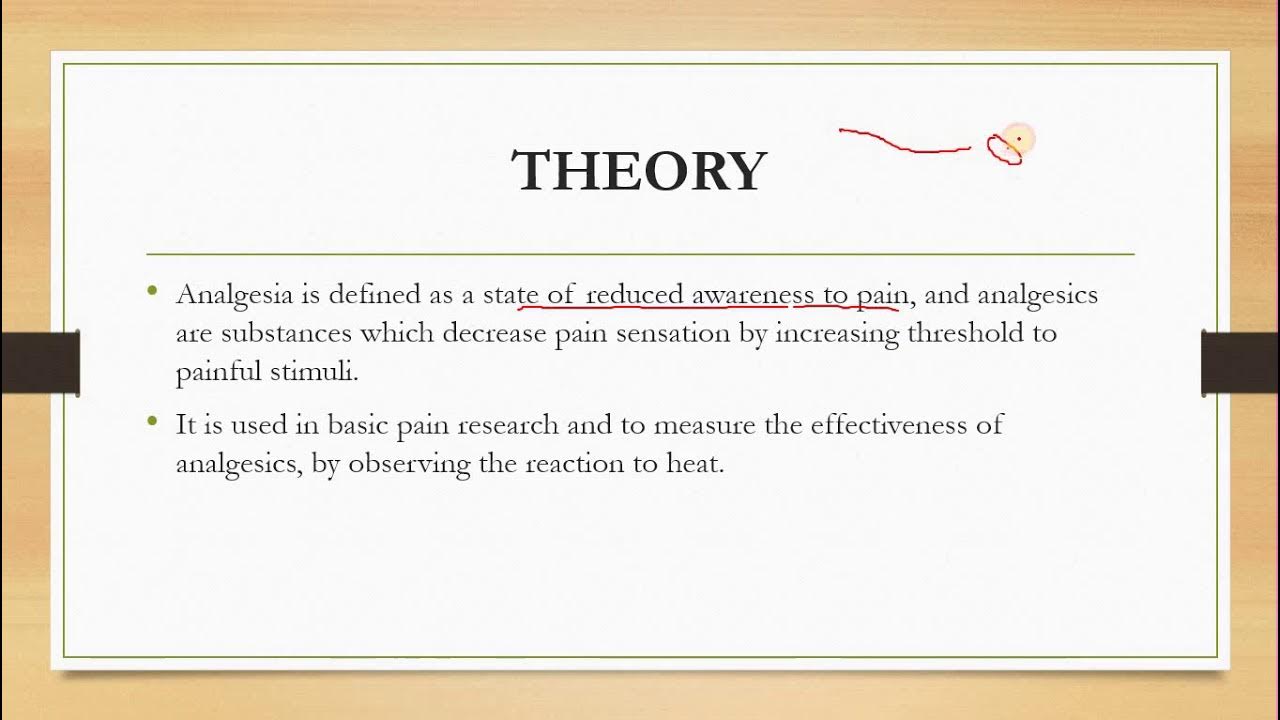 Analgesic activity of drug using central method Hot plate method YouTube