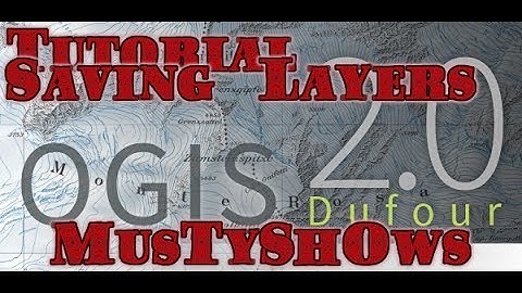 Quantum GIS 2.0.1 - Saving Layers