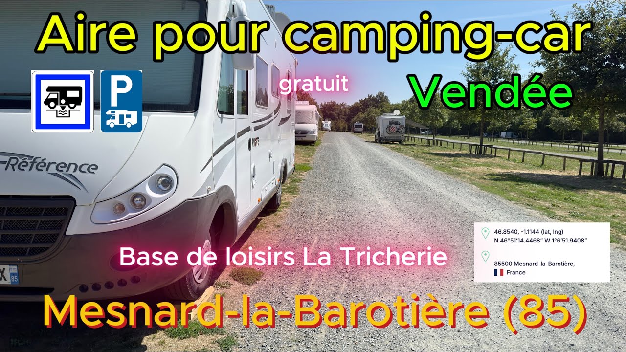 aire camping car Mesnard la Barotière
