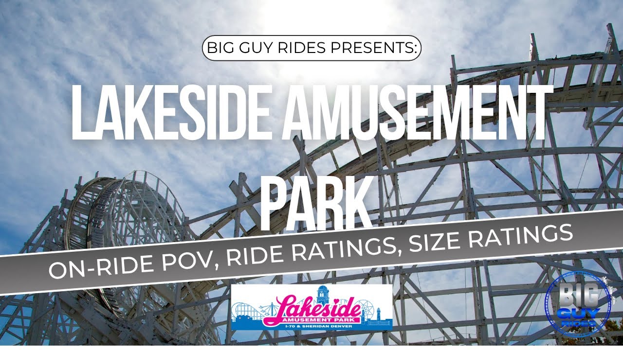 Lakeside Amusement Park - Denver, CO - Full Tour, Review, Ride Ratings, Size Ratings - Big Guy Rides