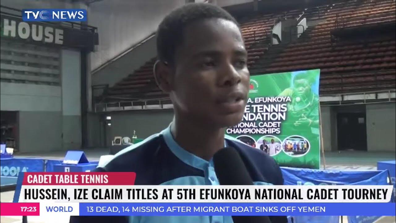 Hussein, Ize Claim Titles At 5th Efunkoya National Cadet Tournament
