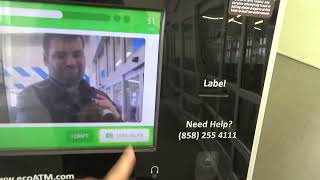 Recycling an old iPhone 6 into an EcoATM machine at a local Walmart!