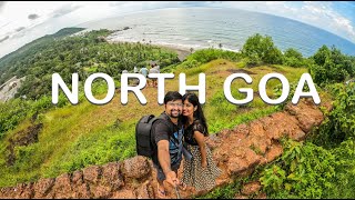 Best of North Goa - Chapora Fort, Anjuna Beach, Vagator Beach | Must Visit Places in Goa | Goa Vlog