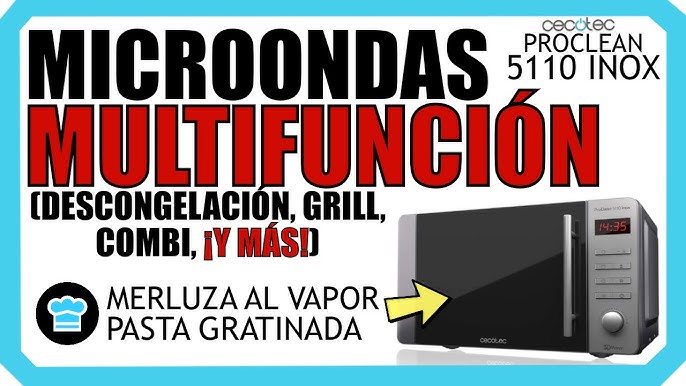 Cecotec Microondas ProClean 5010. 700 W, Capacidad de 20 L, Revestimiento  Ready2Clean, 5 Niveles Funcionamiento, 8 Programas, Tecnología 3DWave