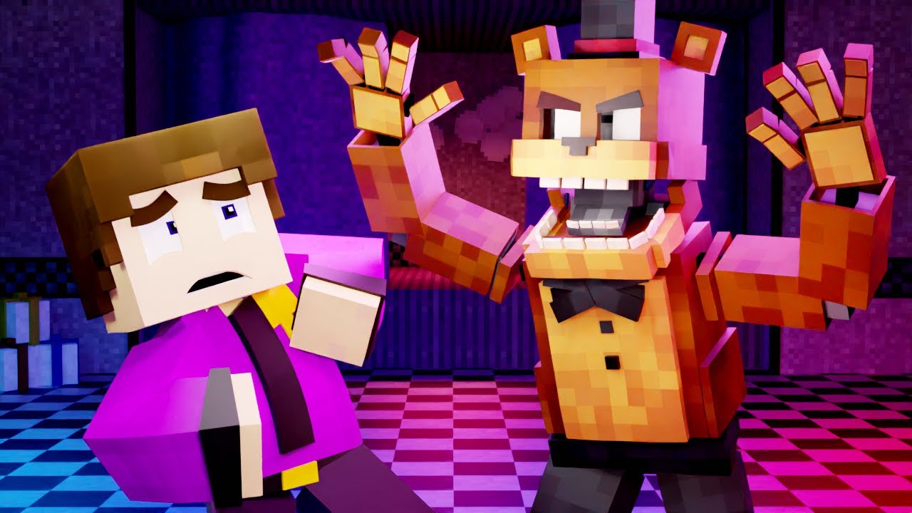 "Creeping Towards The Door" Minecraft FNAF Animation Short Music Video