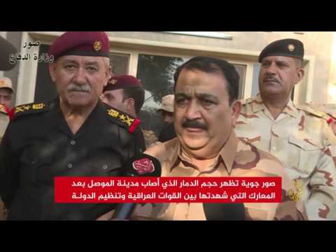 صور جوية تظهر حجم الدمار الذي أصاب الموصل