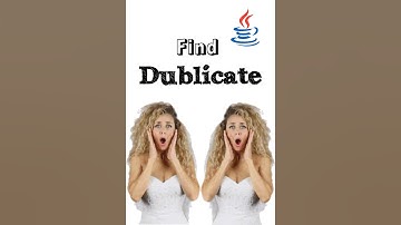 Find 😱 a dublicates in java #javatutorialforbeginners #java #javainterviewquestions #shorts #anagram