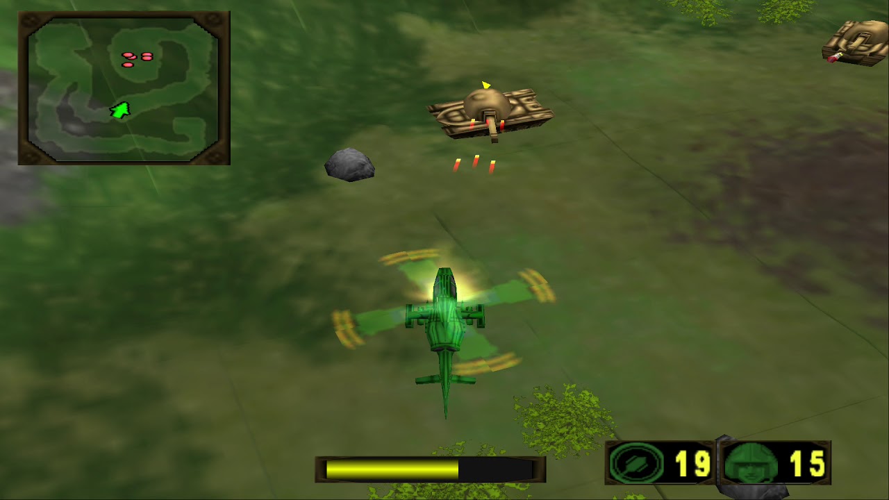Army Men: Air Attack 2 but Played by Someone Using a Steam Controller