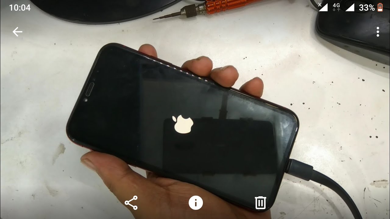 HOW TO FIX IPHONE XR APPLE LOGO UP DOWN PROBLEM .WORK 100% - YouTube