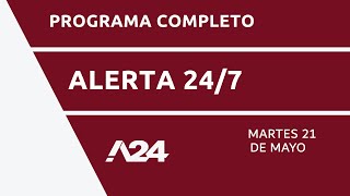 Robo a la mansión de GINO BOGANI + HORROR EN LA PLATA #Alerta24/7  Programa completo 21/05/2024