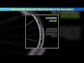 Hot Picks ELITEWHEELS EDGE Carbon Rim Brake Road Wheelset Ultralight 1291g 40 50mm Rim Ratchet Syst