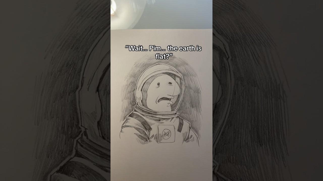 “The earth is flat, Charlie” (Smiling Friends)