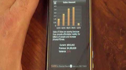 PushBI Mobile for the Microsoft Windows Mobile Phone - Personalized Business Intelligence Solution