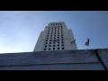 La La Land Day BANDALOOP Aerial Dancers