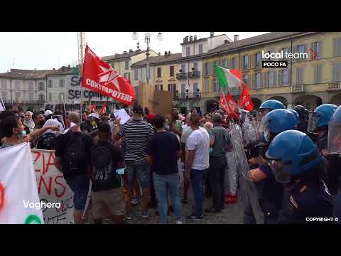 LIVE Voghera, presidio per Youns El Boussettaui, ucciso da sparo assessore Lega: diretta video